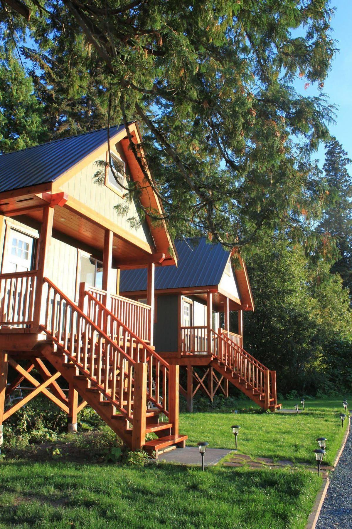 Hidden Acres Farm And Treehouse Resort Terrace Ngoại thất bức ảnh